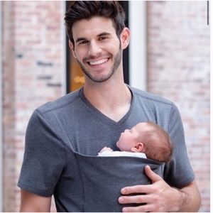 Lalabu baby wearing T-shirt